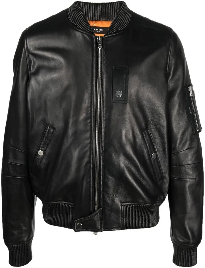 Leather Bomber Jacket