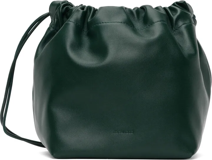 Jil Sander Green Dumpling Crossbody Bag