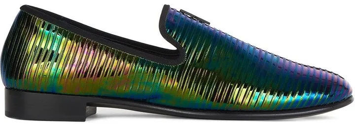 Coleoptera leather loafers