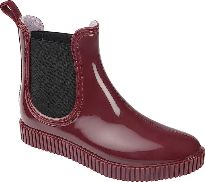 Journee Collection Comfort Foam Drip Rain Boot (Red) Women's Shoes