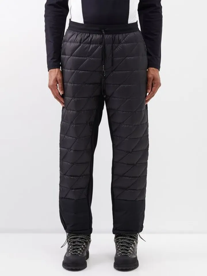 Hybrid Quilted Down Track Pants