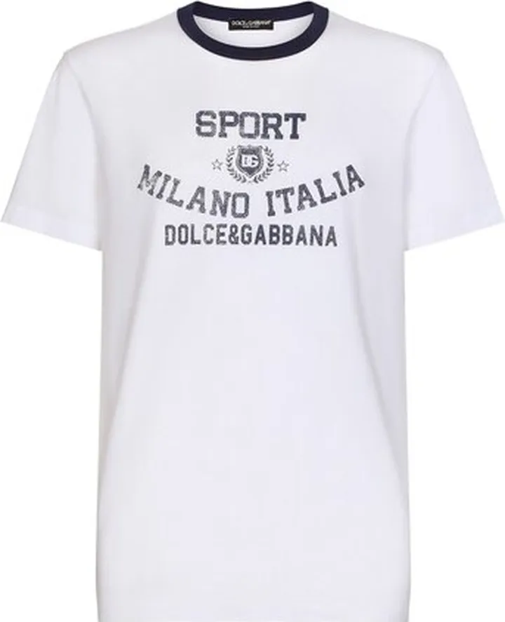 Cotton T-shirt with print