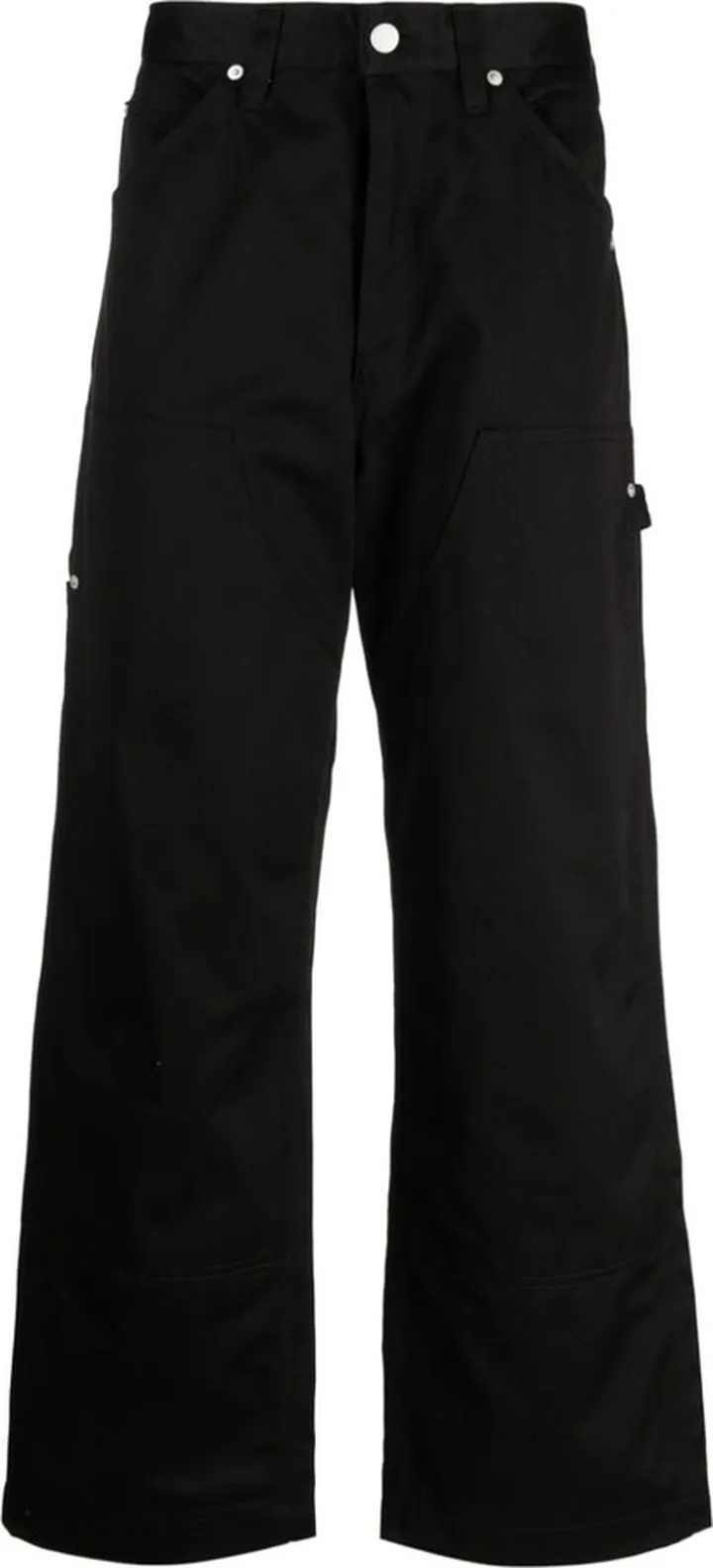 Straight-Leg Cotton Trousers