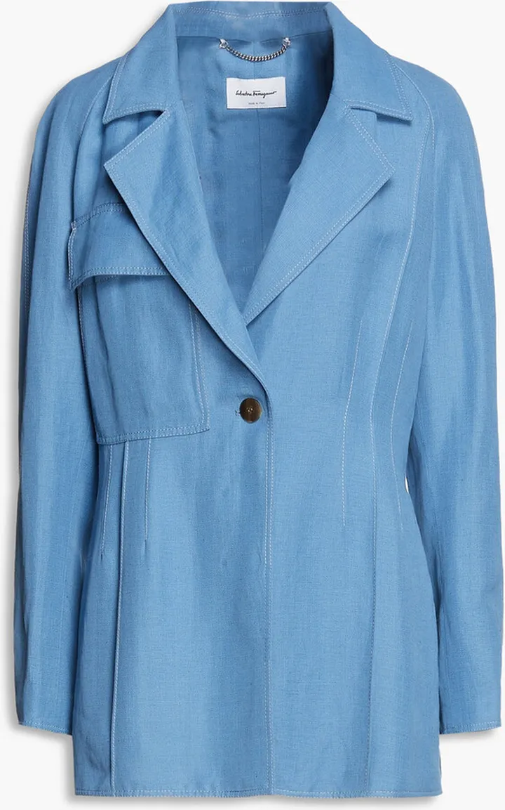 Twill blazer