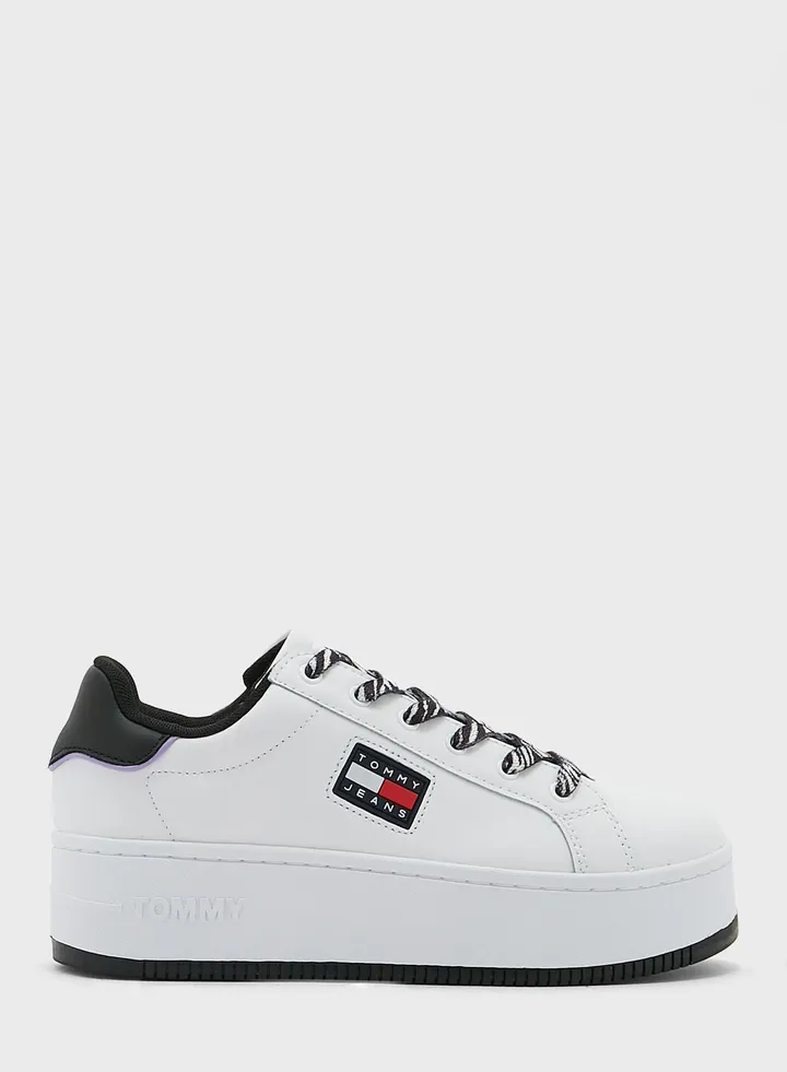Lace Up Low Top Sneakers