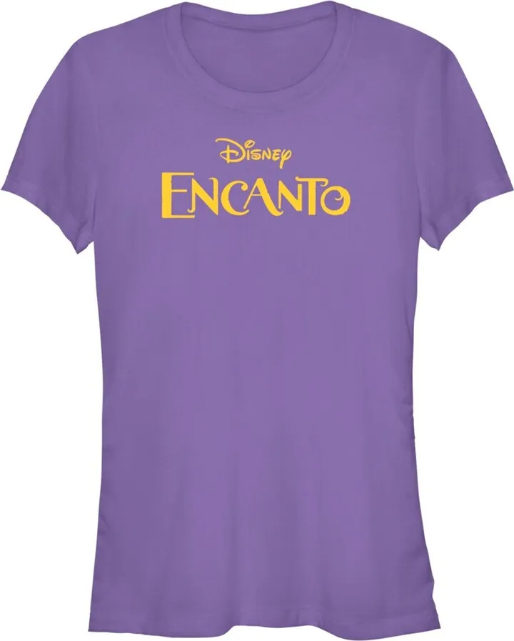 Junior's Encanto Classic Logo T-Shirt - Purple - 2X Large
