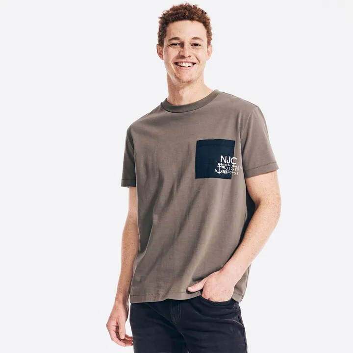 Nautica Jeans Co. Graphic Pocket T-Shirt