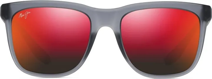 Maui Jim Pehu Classic Sunglasses - Red lenses with Grey frame