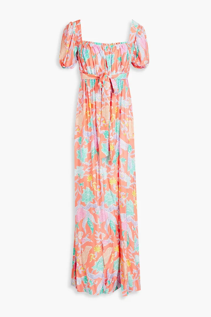 Dhalia printed woven maxi dress