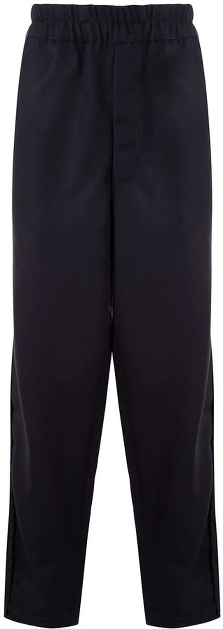 Elastic-Waist Tapered Trousers