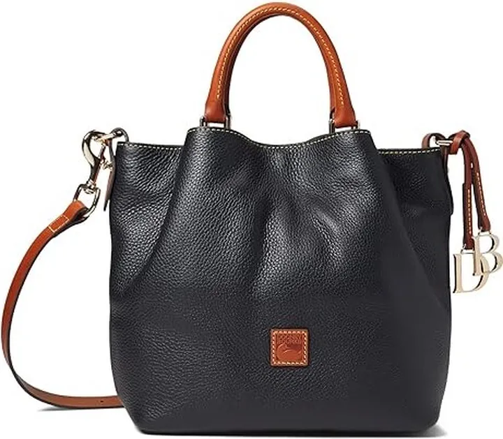 Dooney & Bourke Pebble II Small Barlow (Black) Handbags