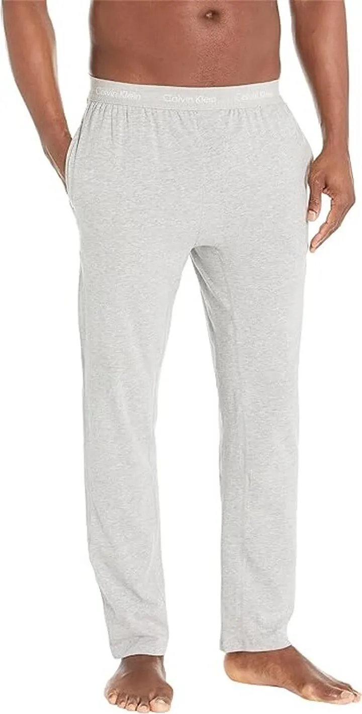Calvin Klein Underwear Cotton Stretch Lounge Sleep Pants (Grey Heather) Men's Pajama