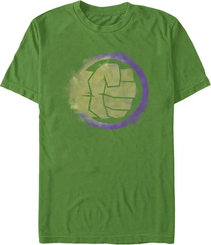 Men's Marvel Avengers: Endgame Smudged Hulk T-Shirt - Kelly Green - Medium