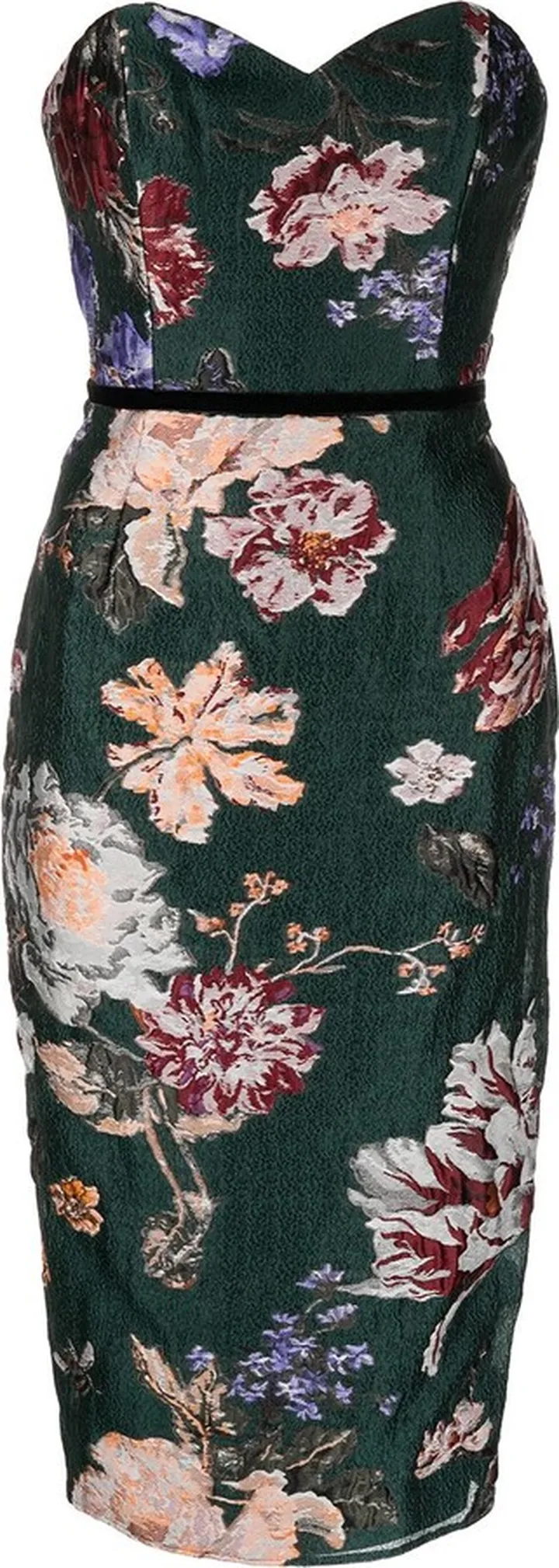 Floral Fil-Coupé Dress