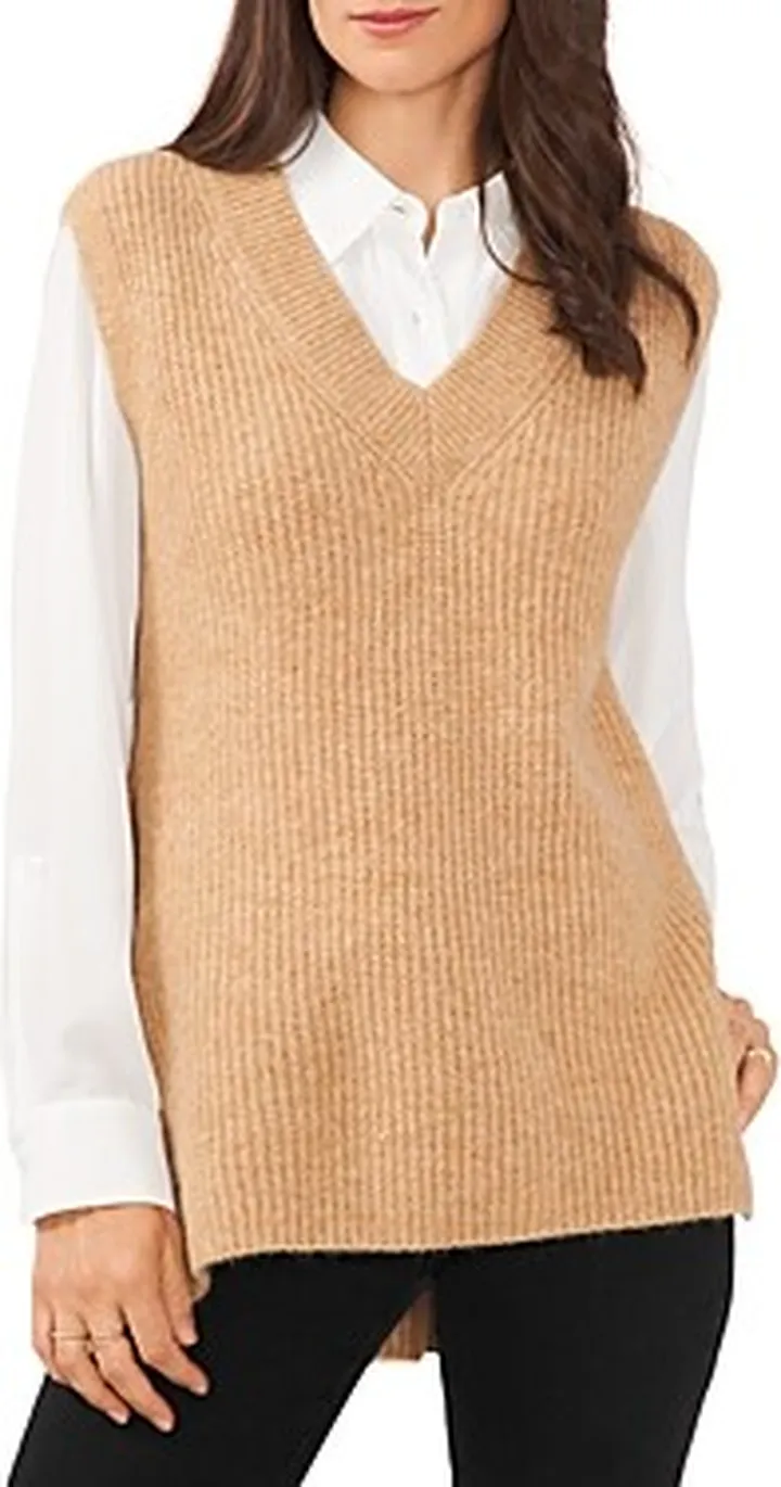 Vince Camuto V Neck Sweater Vest