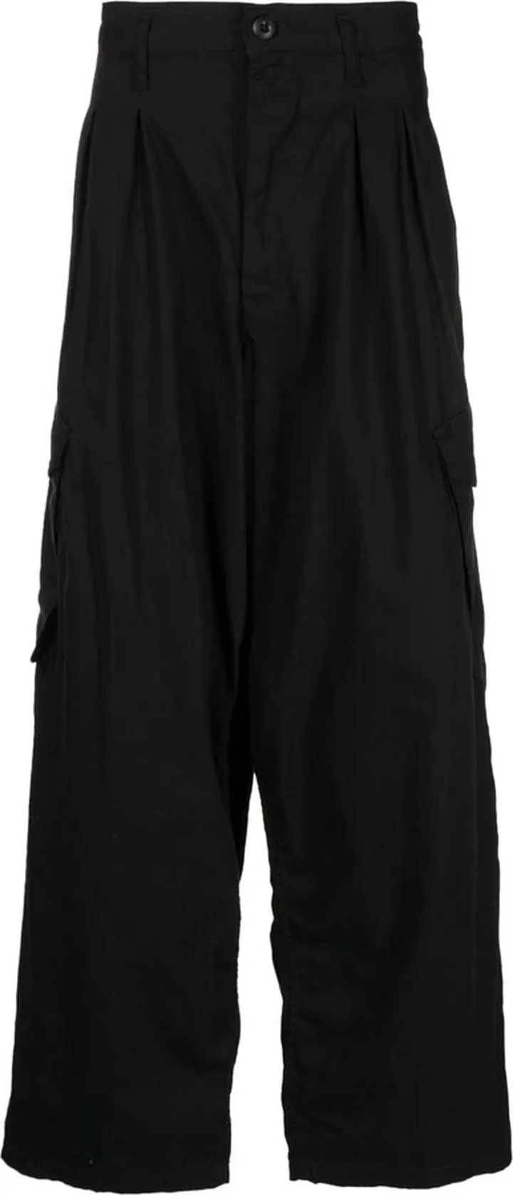 High-Waisted Wide-Leg Trousers