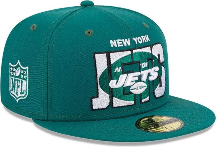 Men's New Era Gotham Green New York Jets 2023 Nfl Draft 59FIFTY Fitted Hat