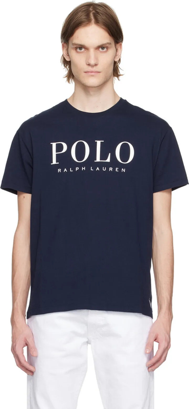 Polo Ralph Lauren Navy Printed T-Shirt