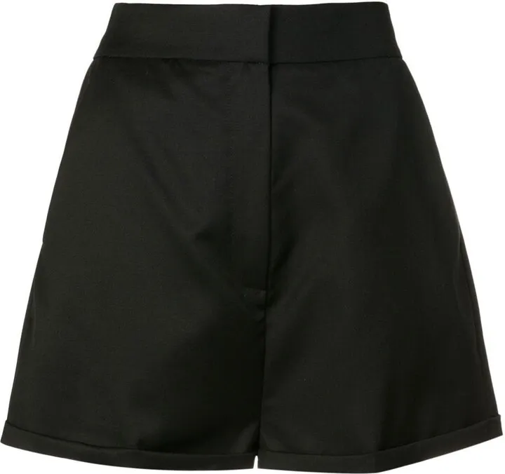 Flared Tailored Shorts