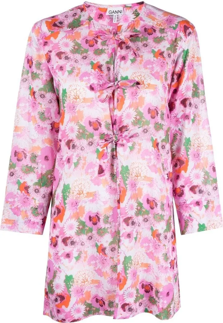 Floral-Print Tunic