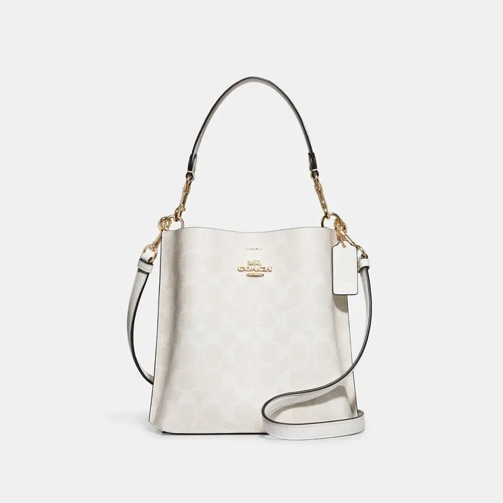 Mollie Bucket Bag 22 In Signature Canvas