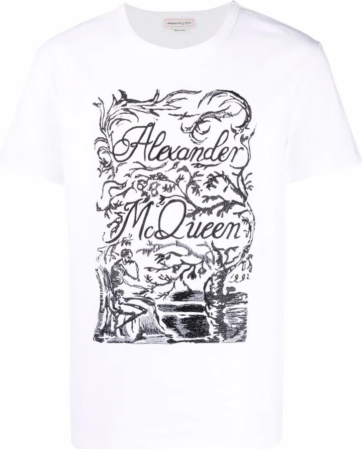 logo-print cotton T-shirt
