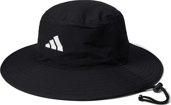 adidas Golf Wide Brim Hat (Black) Caps