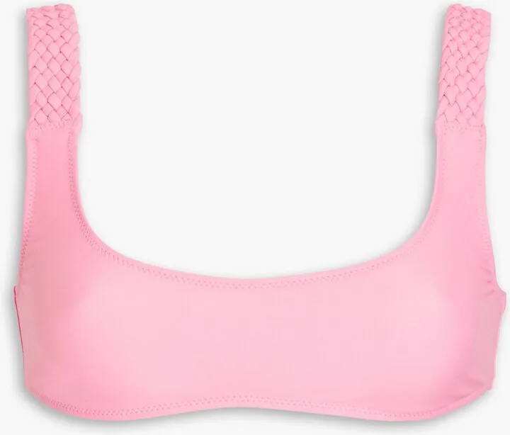Elle woven bikini top