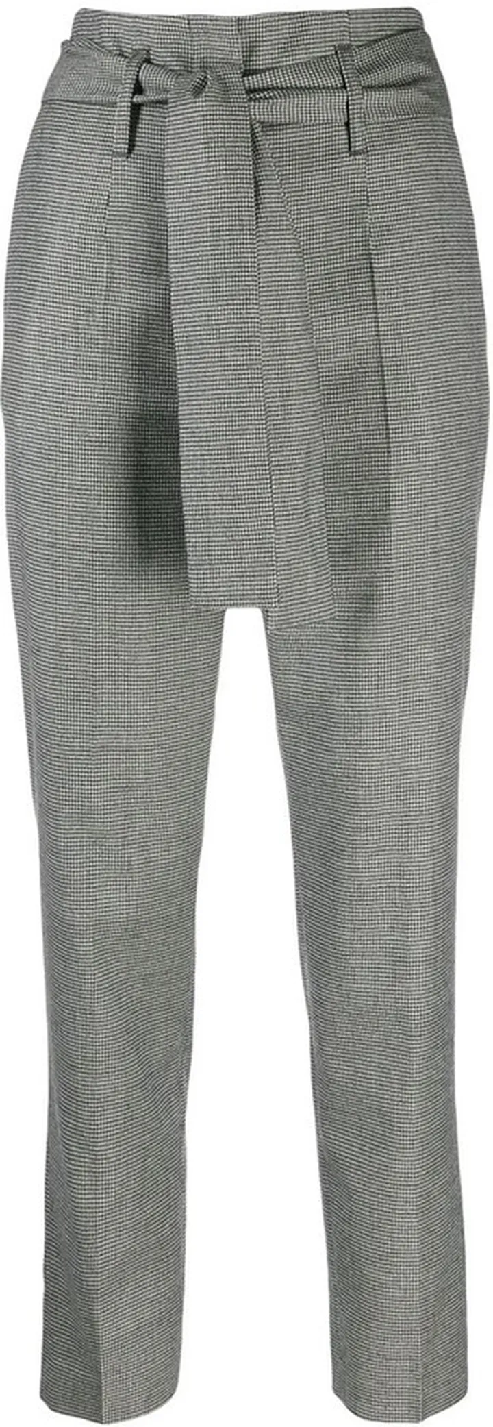 High-Waist Tailored Trousers