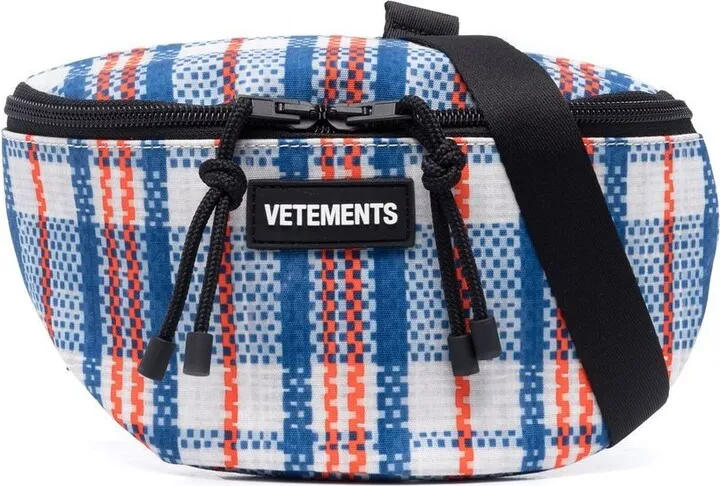Check-Print Belt Bag