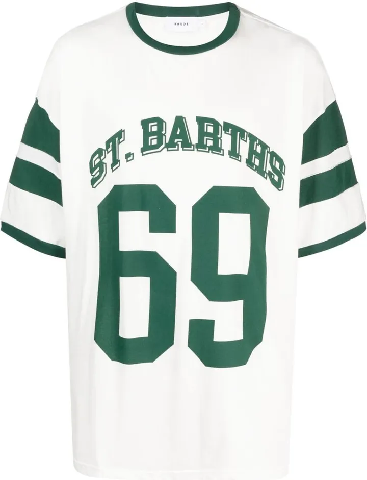 slogan-print cotton T-shirt