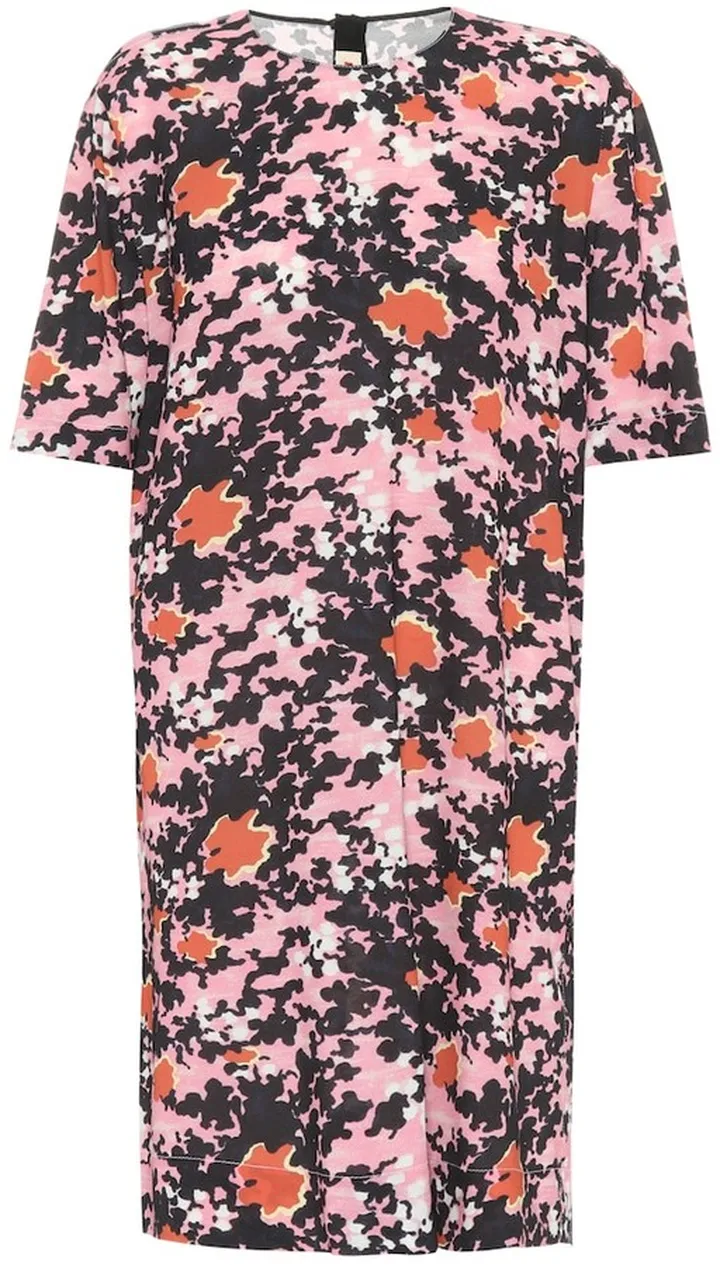 Printed midi dress