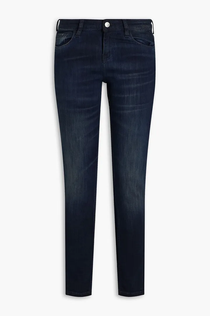 Benthal faded mid-rise skinny jeans