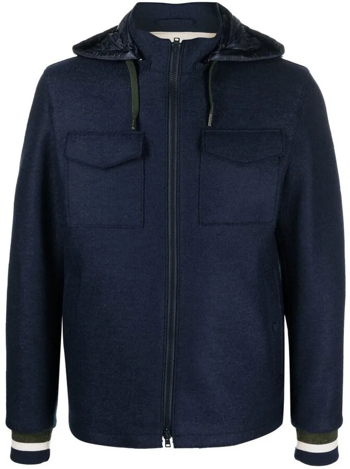 Herno Hooded Varsity Jacket