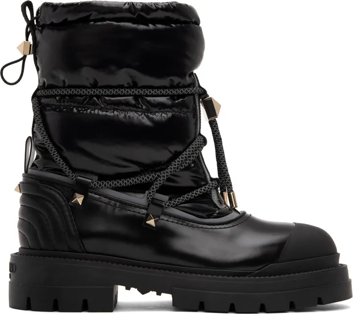 Valentino Garavani Black XCombat Boot