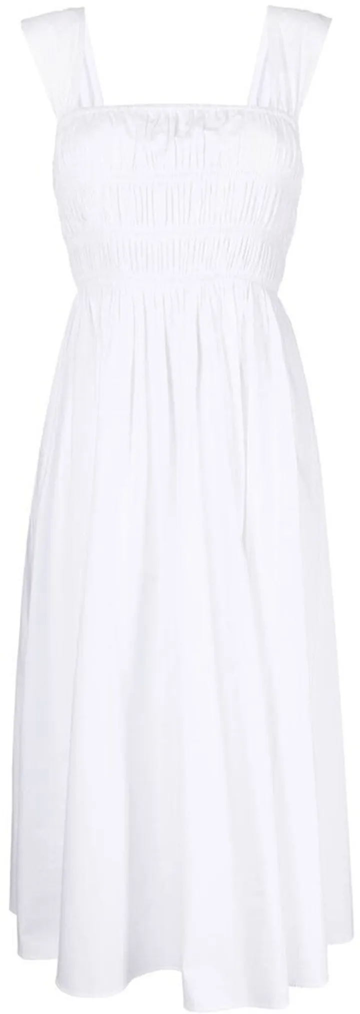 Ida smocked midi dress