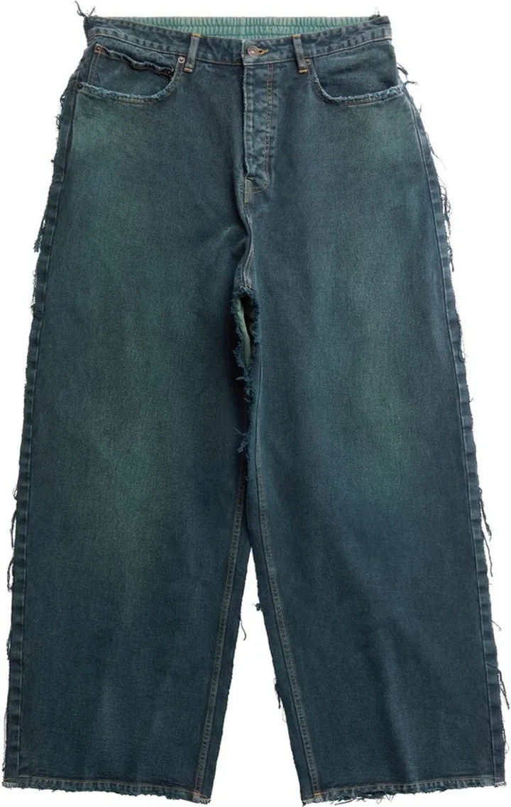 Wide-Leg Panelled Jeans