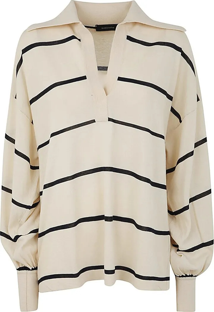 Mina Polo Low Nacked With Long Sleeve