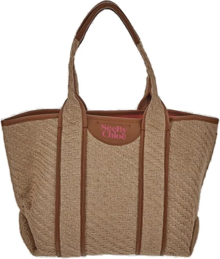 See By Chloé Jute Tote Bag