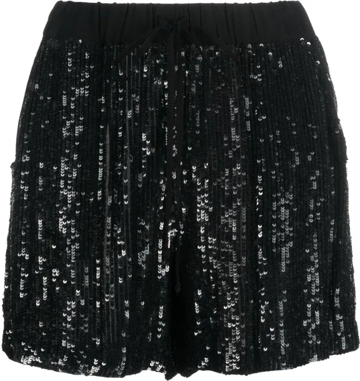 Sequin-Embellished Shorts