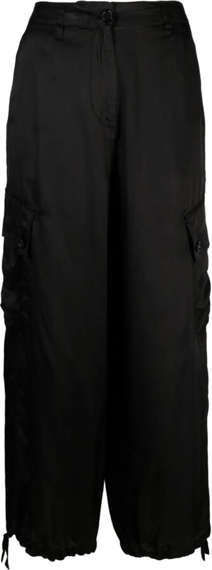Cropped Wide-Leg Trousers