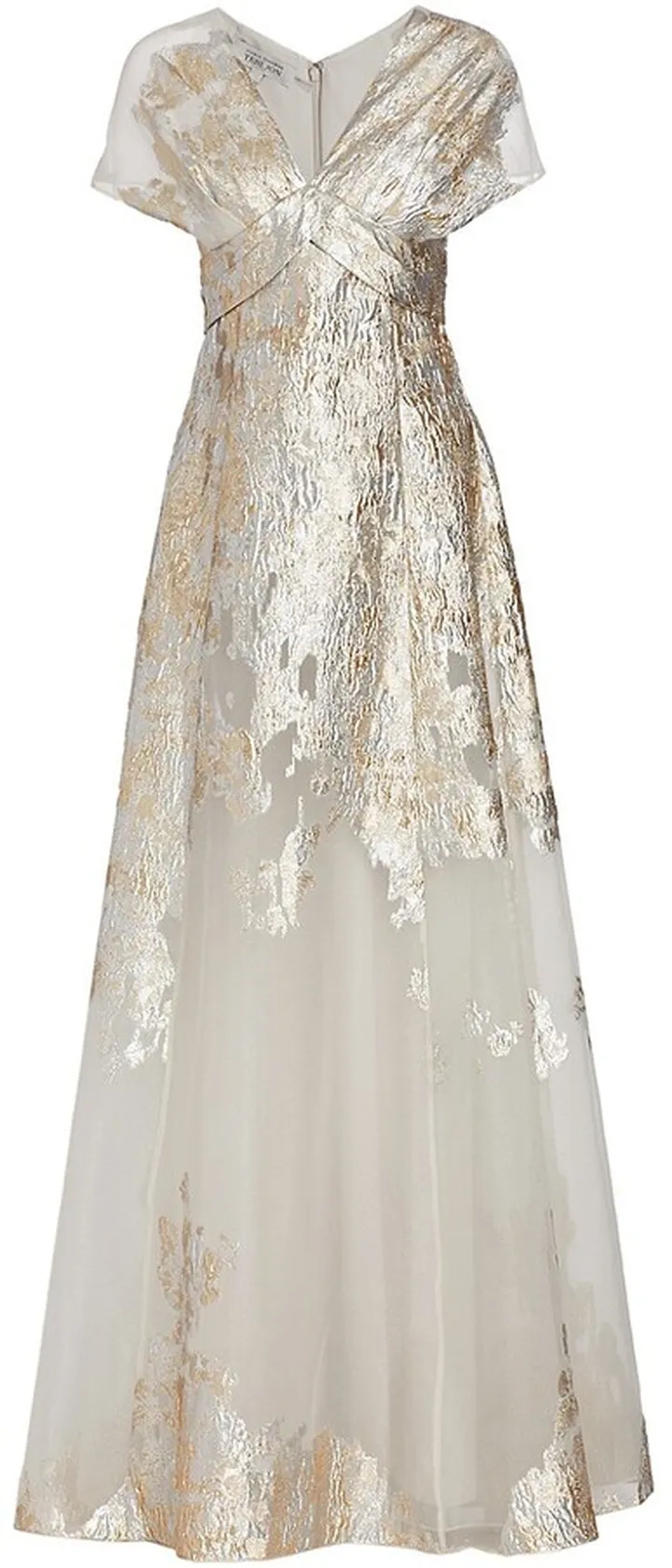 Metallic Jacquard Ball gown