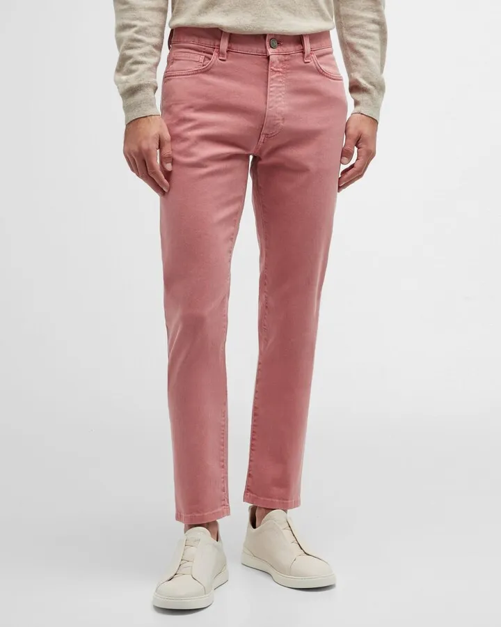 Men's Straight Leg Stretch 5-Pocket Pants