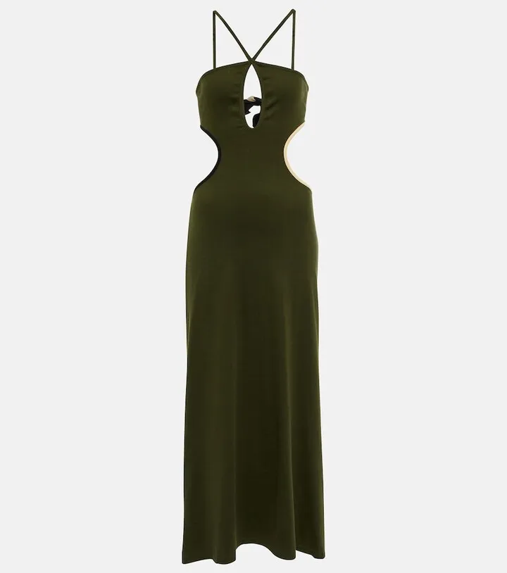 Cutout maxi dress