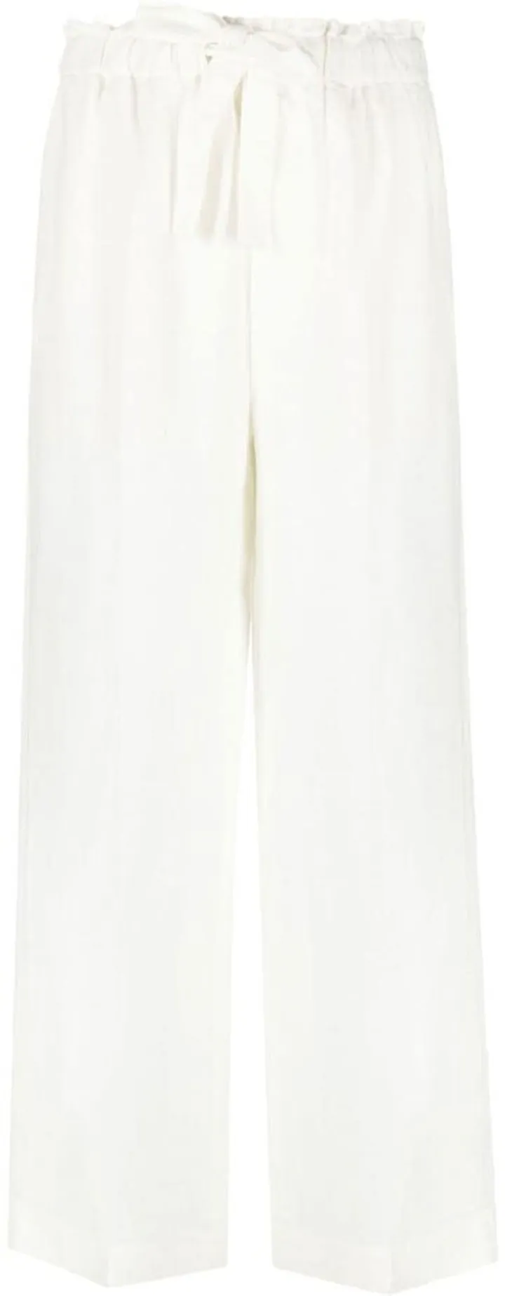 Straight-Leg Linen Trousers