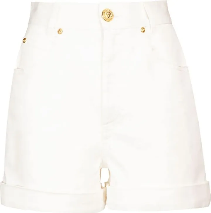 Denim mini shorts