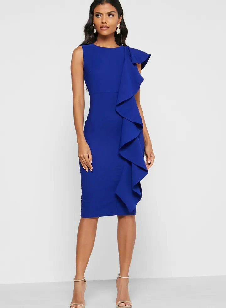 Ruffle Detail Dress