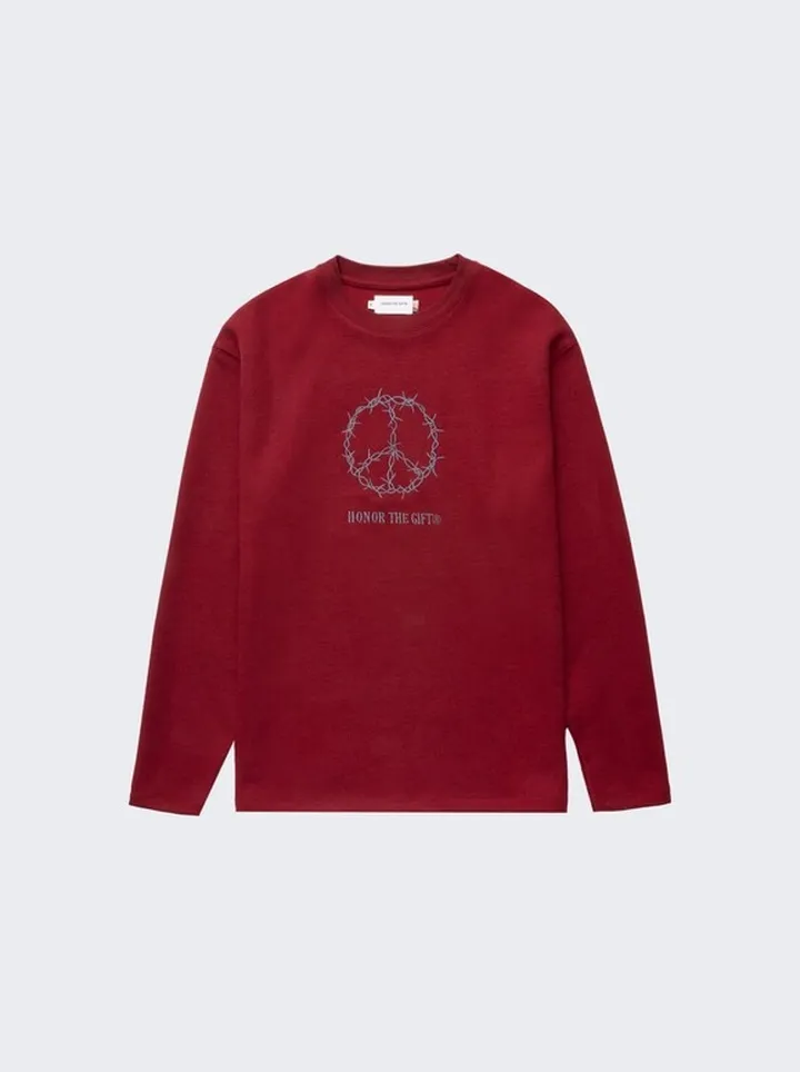 2016 Long-Sleeve T-Shirt Burgundy