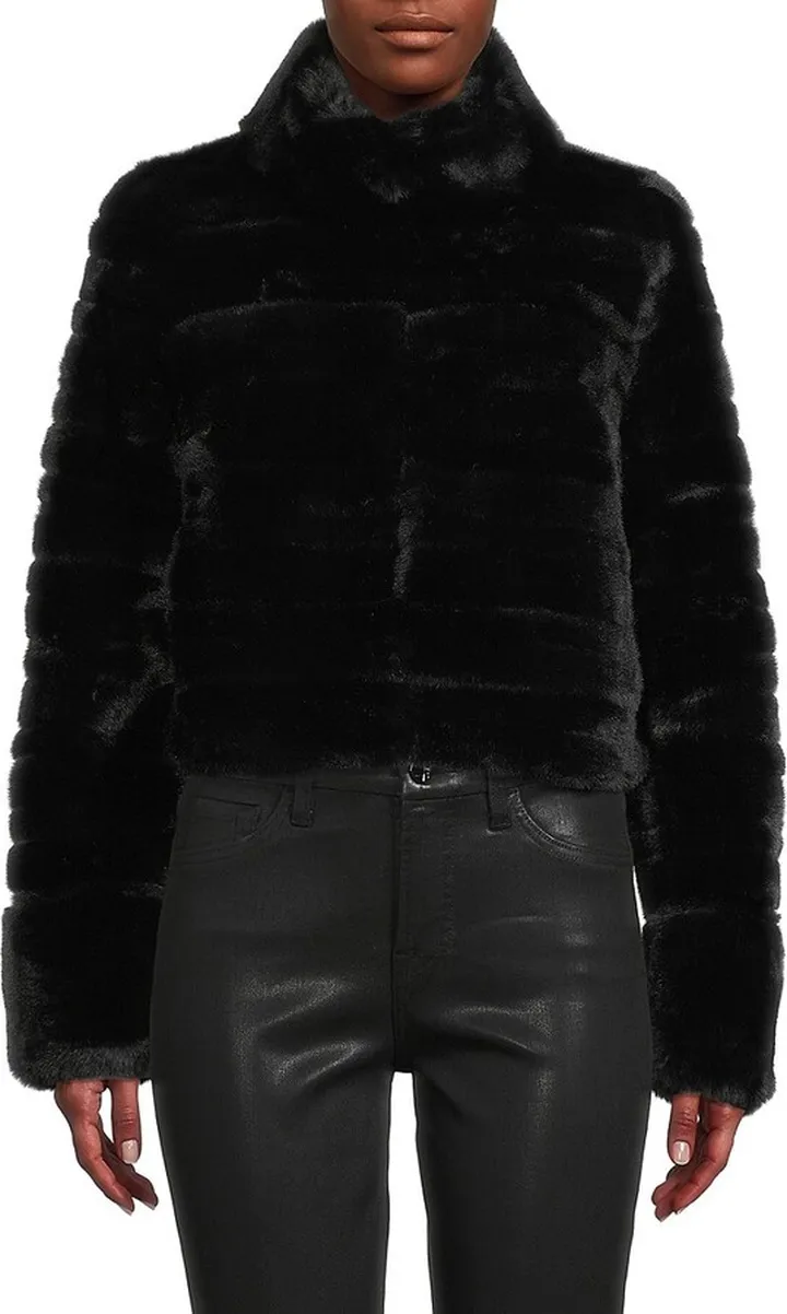 Faux Fur Cropped Jacket