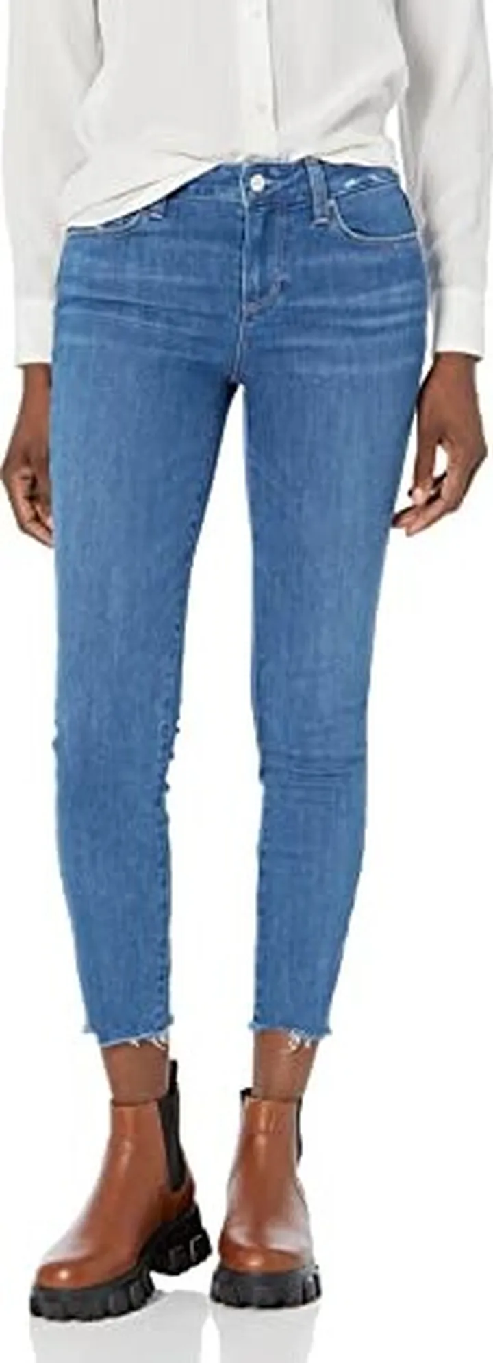 PAIGE Women's Verdugo Crop mid Rise Ultra Skinny